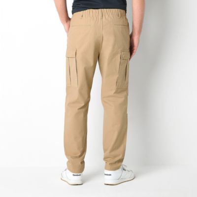 Men Drawstring Waist Cargo Pants