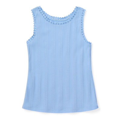 Thereabouts Little & Big Girls Rib Scoop Neck Tank Top