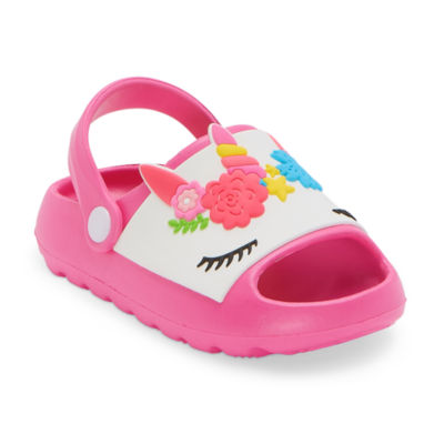 Okie Dokie Toddler Girls Slide Sandals