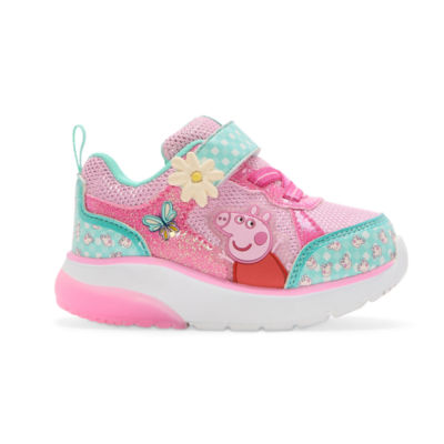 Ground Up Girls Peppa Pig Sneaker Slip-On Shoe