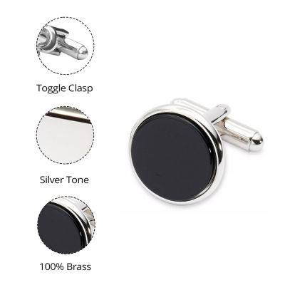 Black Onyx Cufflink Set