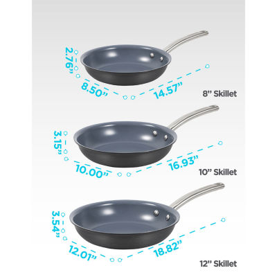 Black+Decker 3-pc. Non-Stick Skillet Set