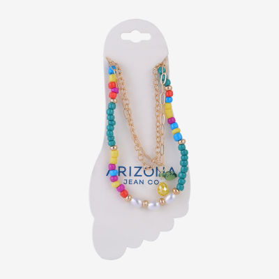 Arizona Unisex 9 Inch Cable Ankle Bracelet