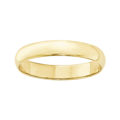 4MM 10K Gold Wedding Band