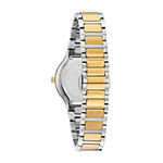 Bulova Millennia Womens Two Tone Stainless Steel Bracelet Watch 98r273
