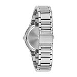 Caravelle Designed By Bulova Mens Silver Tone Stainless Steel Bracelet Watch 43d107
