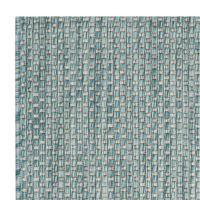 Safavieh Courtyard Collection Flora Geometric Indoor/Outdoor Area Rug