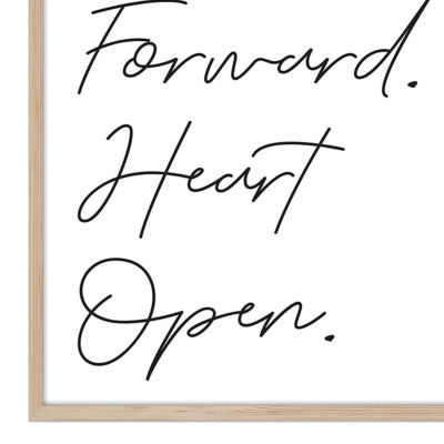 Enchante 19" X 25" Eyes Forward Heart Open Framed Print