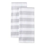 Cooks Striped Dual Purpose 4-Pc. Kitchen Towel