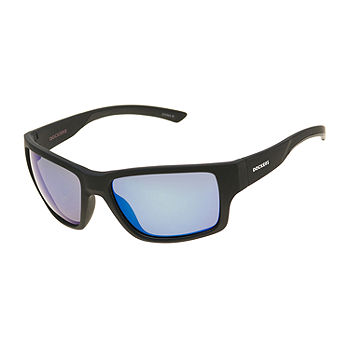 Dockers Mens Wrap Around Sunglasses | Black | One Size | Eye Care Sunglasses