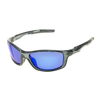 Xersion Mens UV Protection Wrap Around Sunglasses, Color: Gray - JCPenney