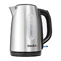 Cooks 1.7L Electric Sleek Stainless Steel Exterior Touch Kettle