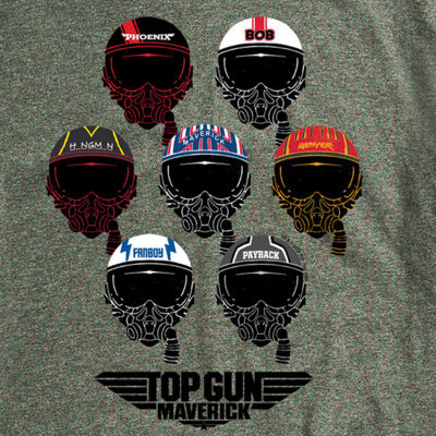 Top Gun Mens Crew Neck Short Sleeve Classic Fit Graphic T-Shirt