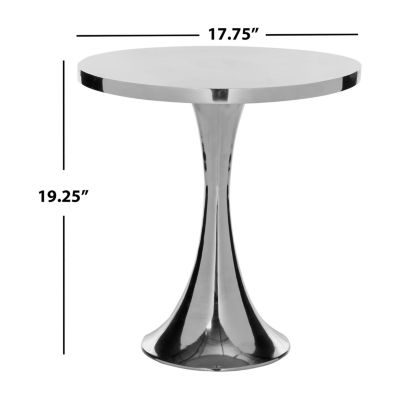 Galium Aluminum Side Table