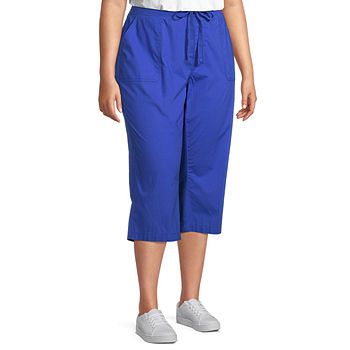 NWT~St.Johns Bay Women's Capri Pants~Sz 14~Secretly Slender  Stretch~Turquoise