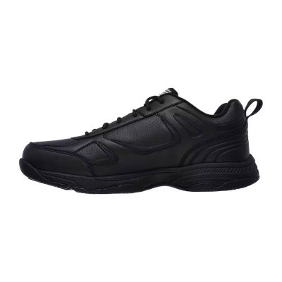 Skechers Mens Dighton Closed Toe Wide Width Lace Up Shoe