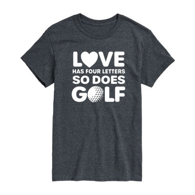 Mens Short Sleeve Golf Graphic T-Shirt