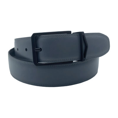 J. Ferrar Leather Reversible Buckle Mens Belt