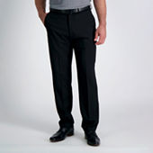 Haggar Men's Big & Tall E-CLO Stria Flat Front Dress Pant Classic Fit  HD90218 