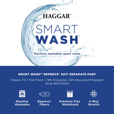 Haggar® Men’s Smart Wash® With Repreve® Suit Separate Pant
