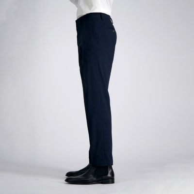Haggar JMH Grid Mens Regular Fit Flat Front Dress Pant