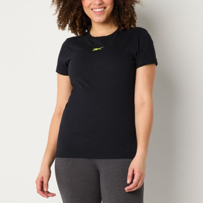 Reebok Womens Crew Neck Short Sleeve T-Shirt