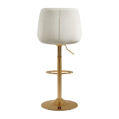 2-pc. Upholstered Swivel Bar Stool