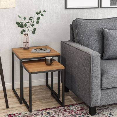 Corliving 2-pc. Nesting Tables