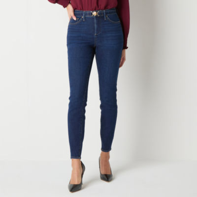 Bold Elements Womens Mid Rise Skinny Fit Jean