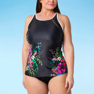 Free Country Tankini Swimsuit Top Plus