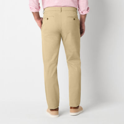 St. John's Bay Stretch Chino Mens Straight Fit Flat Front Pant