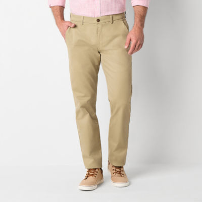 St. John's Bay Temp Flex Mens Slim Fit Flat Front Pant