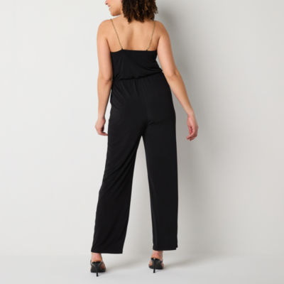 Bold Elements Chain Strap Cowl Jumpsuit Sleeveless