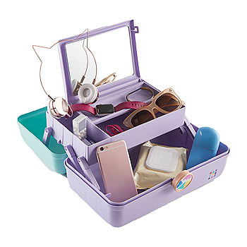 Caboodles On-The-Go Girl Retro Case, Lavender Marble