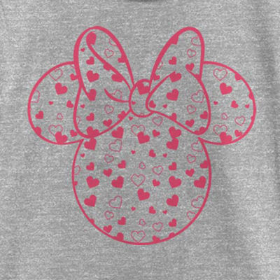 Disney Collection Little & Big Kid Girls Crew Neck Short Sleeve Regular Fit Mickey and Friends Mouse Minnie Graphic T-Shirt