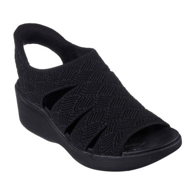 skechers wedge slippers
