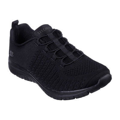 Skechers Womens Go Walk 6 Clear Virtue Slip-On Walking Shoes, Color: Black  - JCPenney