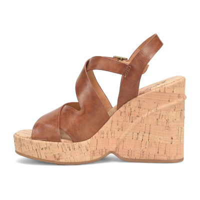 Korks Womens Brigitte Wedge Sandals