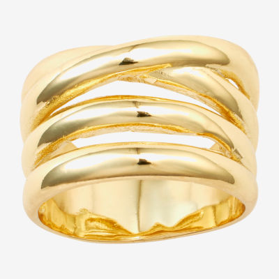 Sparkle Allure 14K Gold Over Brass Band