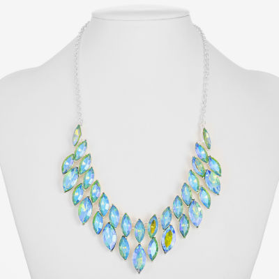 Monet Jewelry Glass 18 Inch Rolo Statement Necklace