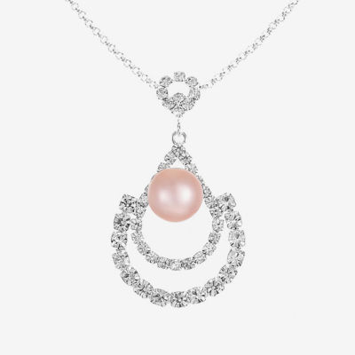 Monet Jewelry Timeless Pendant Necklace And Drop Earring Womens Simulated Pearl 2-pc. Jewelry Set