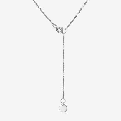 Womens Lab Created Red Ruby Sterling Silver 18 Inch Pendant Necklace