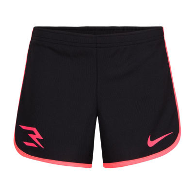 Nike 3BRAND by Russell Wilson Big Girls Mid Rise Workout Shorts