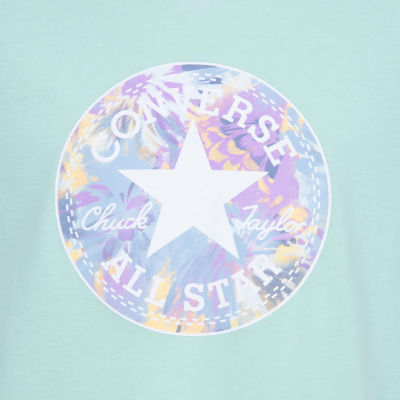 Converse Big Girls Crew Neck Short Sleeve Graphic T-Shirt