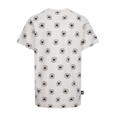 Converse Big Boys Crew Neck Short Sleeve Graphic T-Shirt