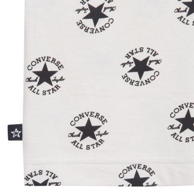 Converse Big Boys Crew Neck Short Sleeve Graphic T-Shirt