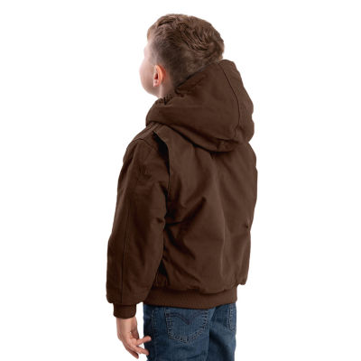 Berne Little & Big Unisex Hooded Heavyweight Quilted Jacket