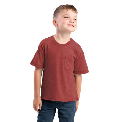 Berne Little & Big Kid Unisex Crew Neck Short Sleeve Moisture Wicking Active T-Shirt
