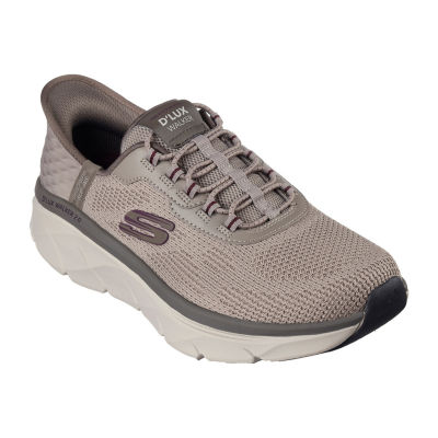 Skechers Mens D'Lux Walker 2.0 Rezinate Slip-On Walking Shoes