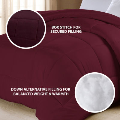 Swift Home All-Season Ultra Soft Essential Midweight Reversible Down Alternative Wrinkle Resistant Comforter